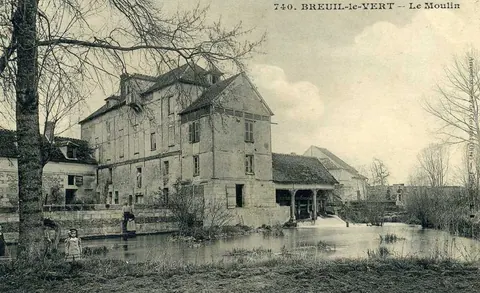 Le moulin en activité